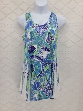 nautical Vibes Vacay ready India boutique tank dress OS Large beachy summer